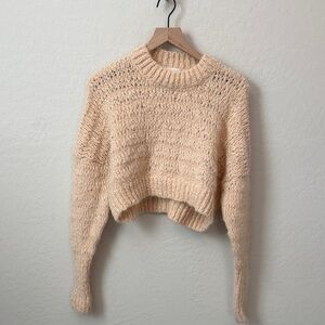 Aritzia Wilfred Lune Alpaca Crewneck Wool Sweater Size small